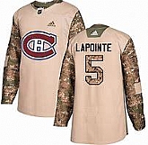 Montreal Canadiens #5 Guy Lapointe Camo Adidas Veterans Day Practice Jersey,baseball caps,new era cap wholesale,wholesale hats